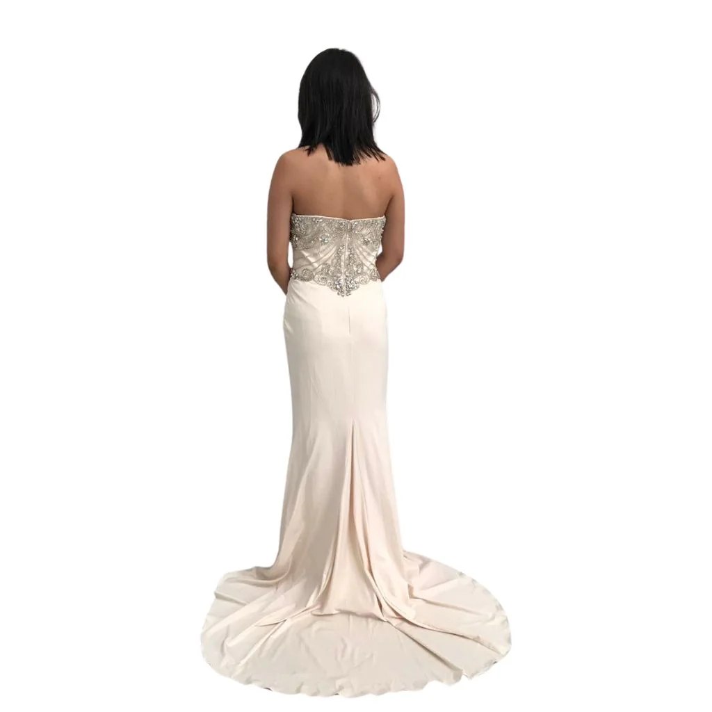 Brand New Handmade Beads Red Long Prom Dress Wedding Dress — photo 5