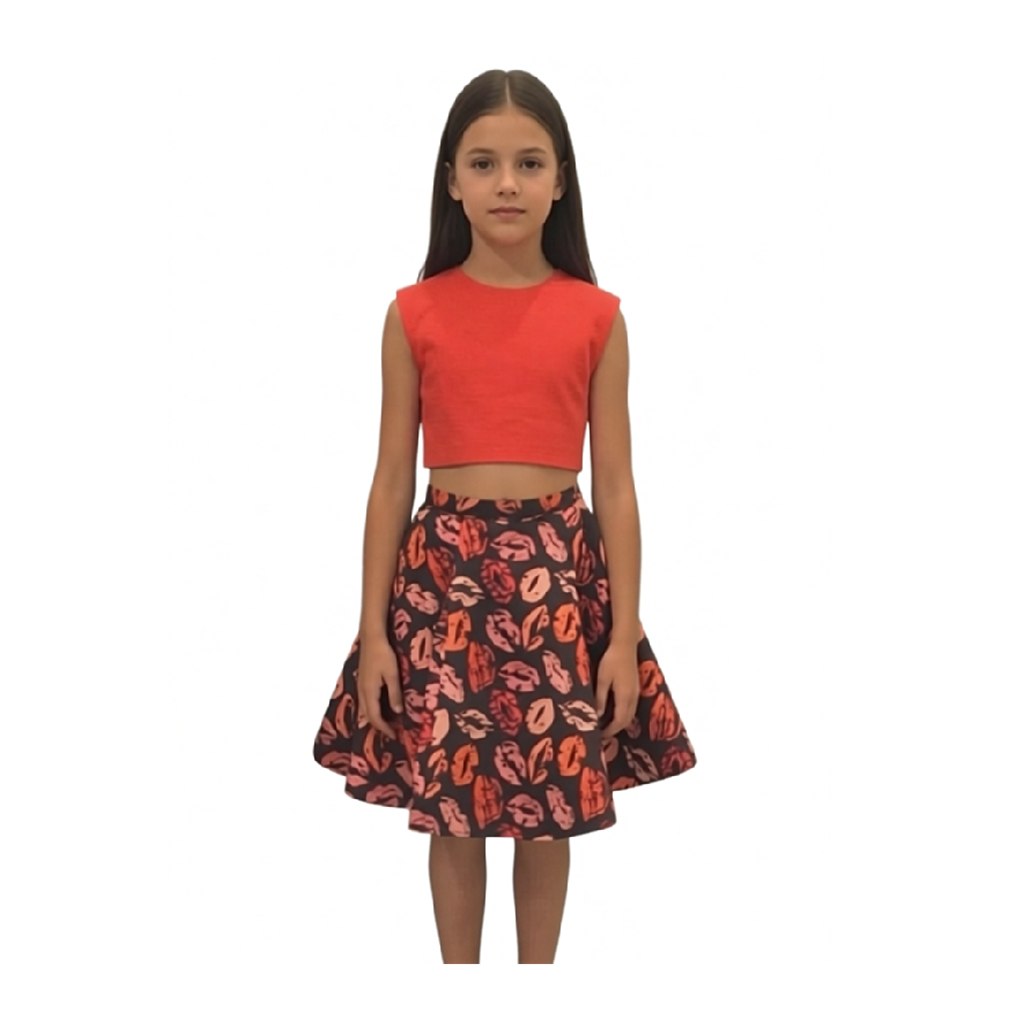 1 Piece Red Kiss Short Pageant Interview Dress / Homecoming Dress — photo 3