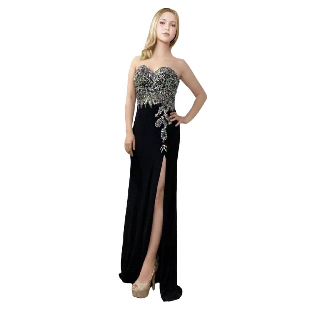 Long Slit Prom Wedding Bridesmaid Dress In Stock Size 6-14 Brand New — photo 2