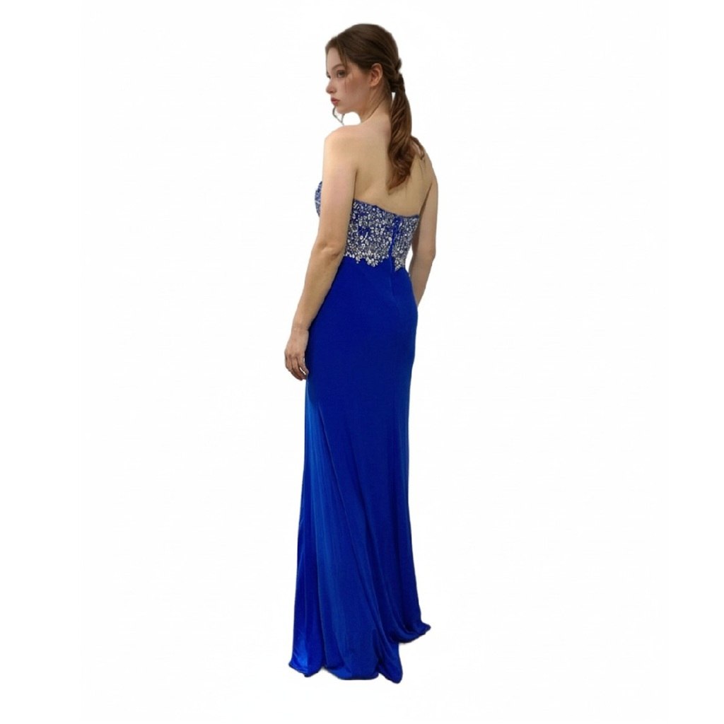 Long Slit Prom Wedding Bridesmaid Dress In Stock Size 6-14 Brand New — photo 4